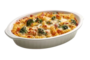 Baked Pasta With Mozzarella & Sauce