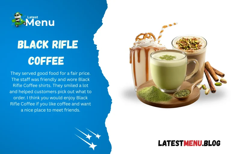 Black Rifle Coffee Menu