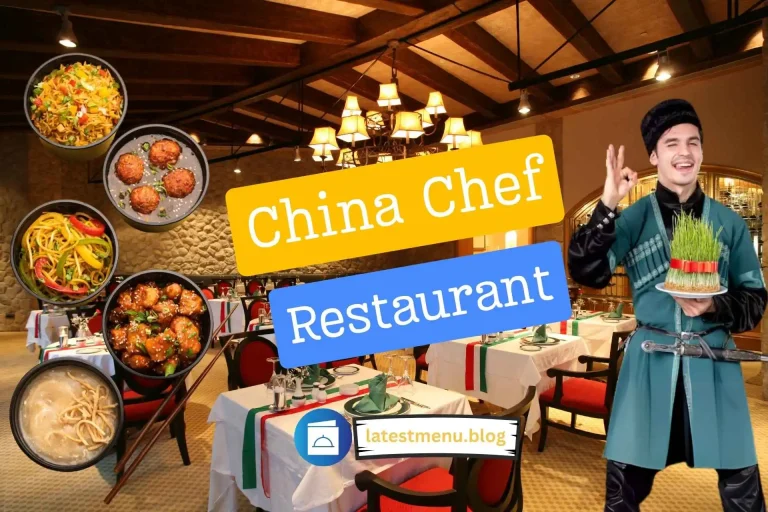China Chef Menu