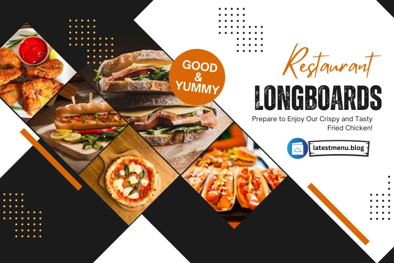 Longboards Menu