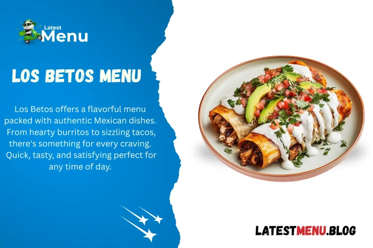 Los Betos Menu