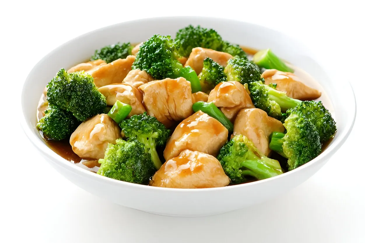 Steamed Chicken with Broccoli