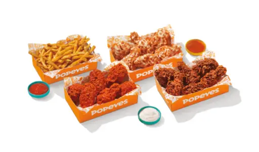 18Pc Spicy Bone in Wings Group Pack