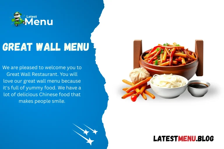 Great Wall Menu