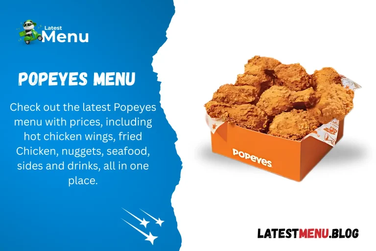 Popeyes Menu