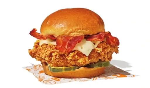 Spicy Bacon & Cheese Chicken Sandwich