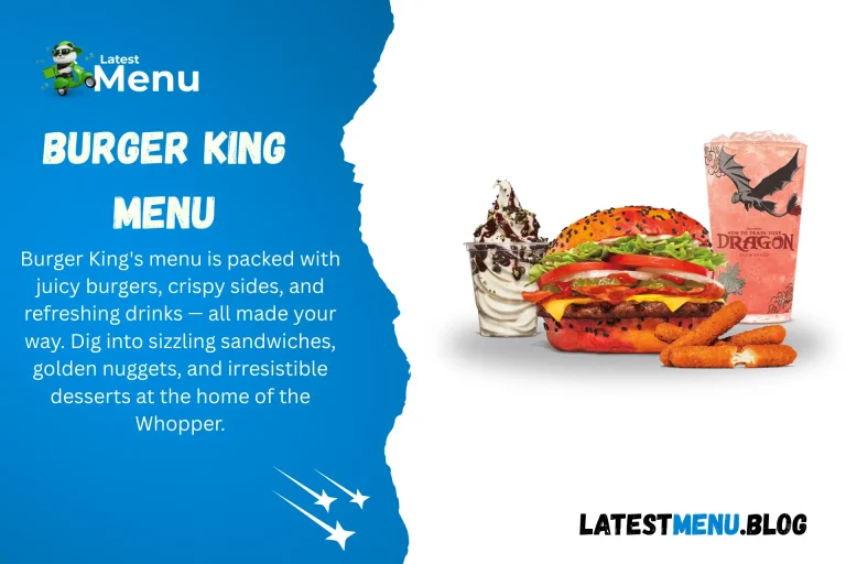 Burger King Menu